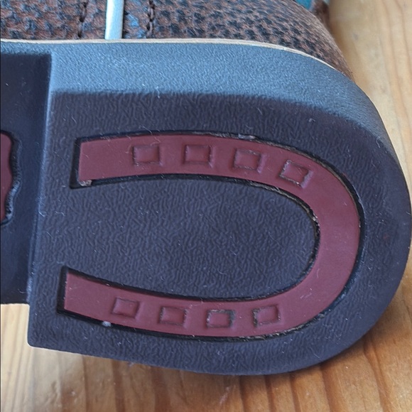 Twisted X cowboy boots turquoise Black and Red Logo Detail 12 - Picture 13 of 13